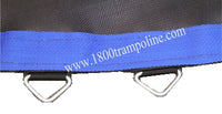 9x16 or 9x17 Rectangle Trampoline Replacement Mat - Mat Size 7x14 with 100 Ring Count