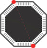 (Fits 13') Octagon Mat 11-88 "Made In USA"
